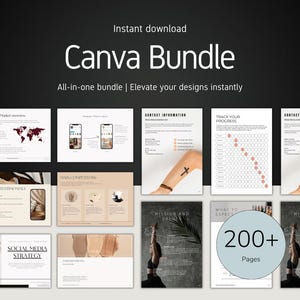 Bundel met Canva-sjablonen: socialmediastrategie, introductie (digitale download)