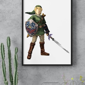 Zelda Link-fanartposter