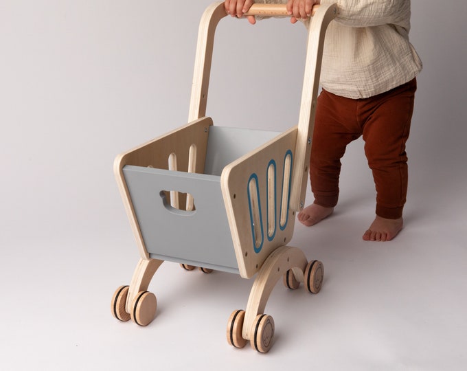 Push Along Walker, Shopping Cart Etsy