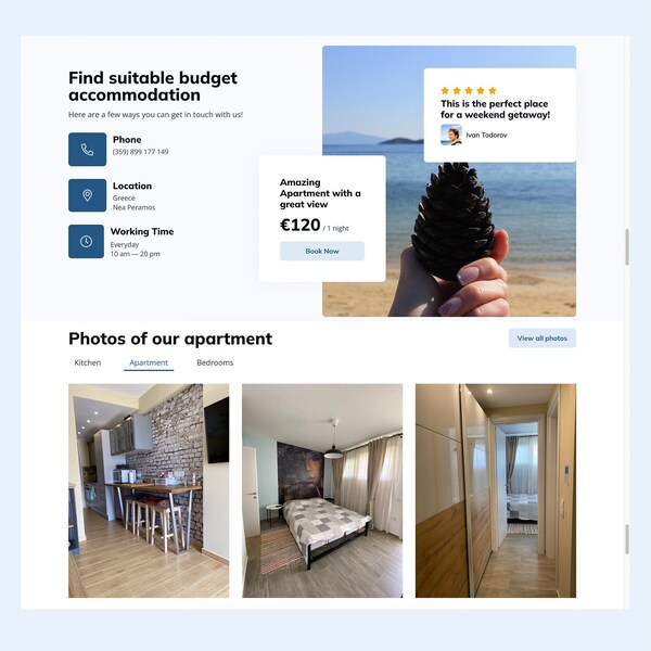 Airbnb Booking Website Template Etsy