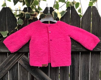 Hand Knitted Baby Cardigan