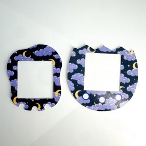 Tamagotchi Uni, Pix Faceplate - Cloudy Moon - Tamagotchi Uni, Pix Skin
