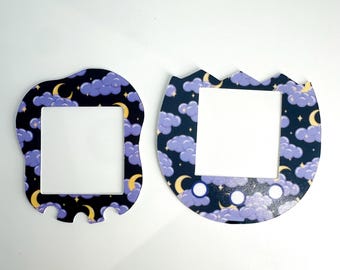 Tamagotchi Uni, Pix Faceplate - Cloudy Moon - Tamagotchi Uni, Pix Skin