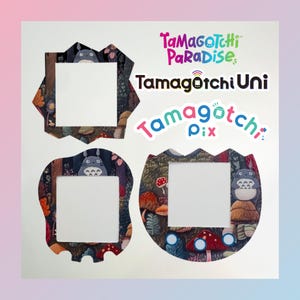 たまごっちパラダイス、ユニ、Pix フェイスプレート - キノコトトロ - たまごっちユニ、Pix スキン