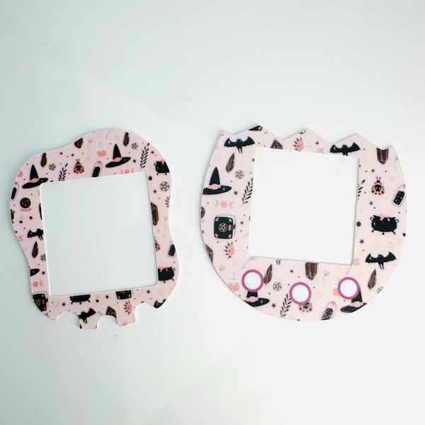Tamagotchi Paradise, Uni, Pix Faceplate - Peach Witchy - Tamagotchi Uni, Pix Skin