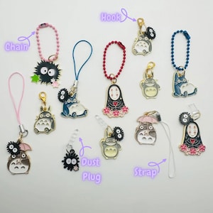 Tamagotchi, Phone Charm -TOTORO- Dust Plug Charm for Kindle, Switch, Strap Charm, Hook Charm, Chain Charm for Electronics, Bags, Keys
