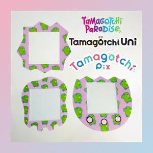 Tamagotchi Paradise, Uni, Pix Faceplate - Kuchipatchi - Tamagotchi Paradise, Uni, Pix Skin - Olografico, Semilucido