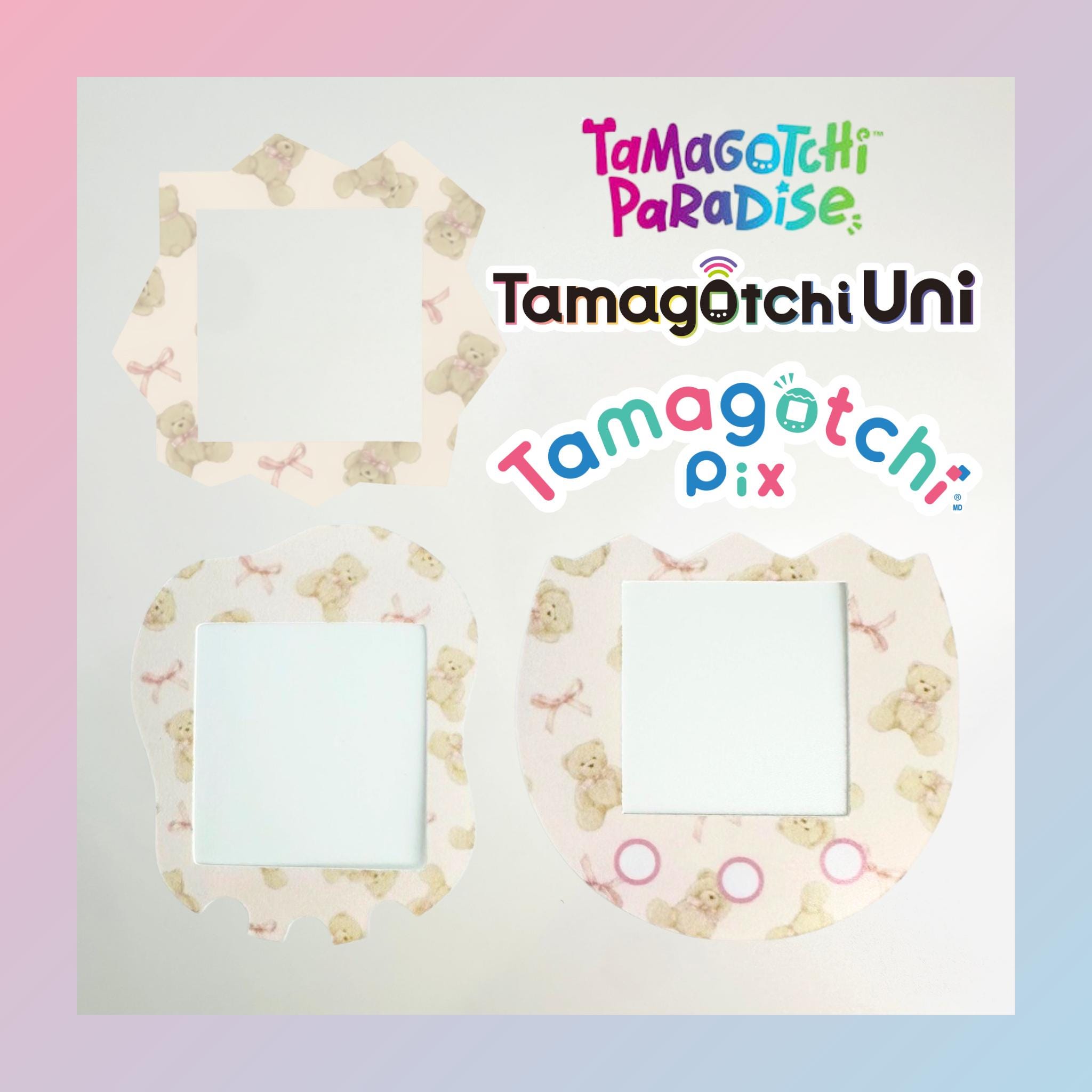 たまごっちパラダイス ユニ、ピックス フェイスプレート - クマ