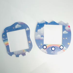 Tamagotchi Uni, Pix Faceplate - Rainbow Sky - Tamagotchi Uni, Pix Skin