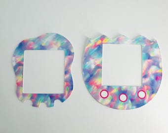 Tamagotchi Paradise, Uni, Pix Faceplate - Rainbow Hues - Tamagotchi Uni, Pix Skins