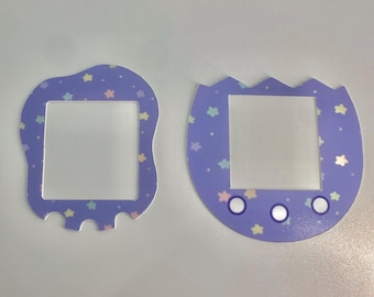 Tamagotchi Uni, Pix Faceplate - Pastel Stars - Tamagotchi Uni, Pix Skin