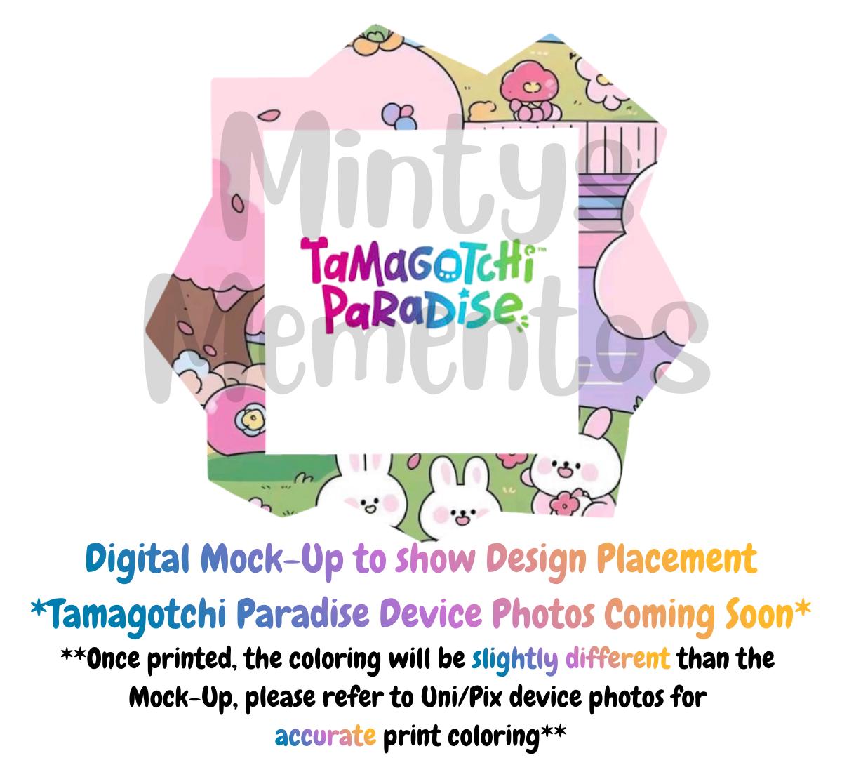 Autocollant Holographique Pour Tamagotchi Paradise – Protection Laser Arc-en-Ciel, Installation 1:1
