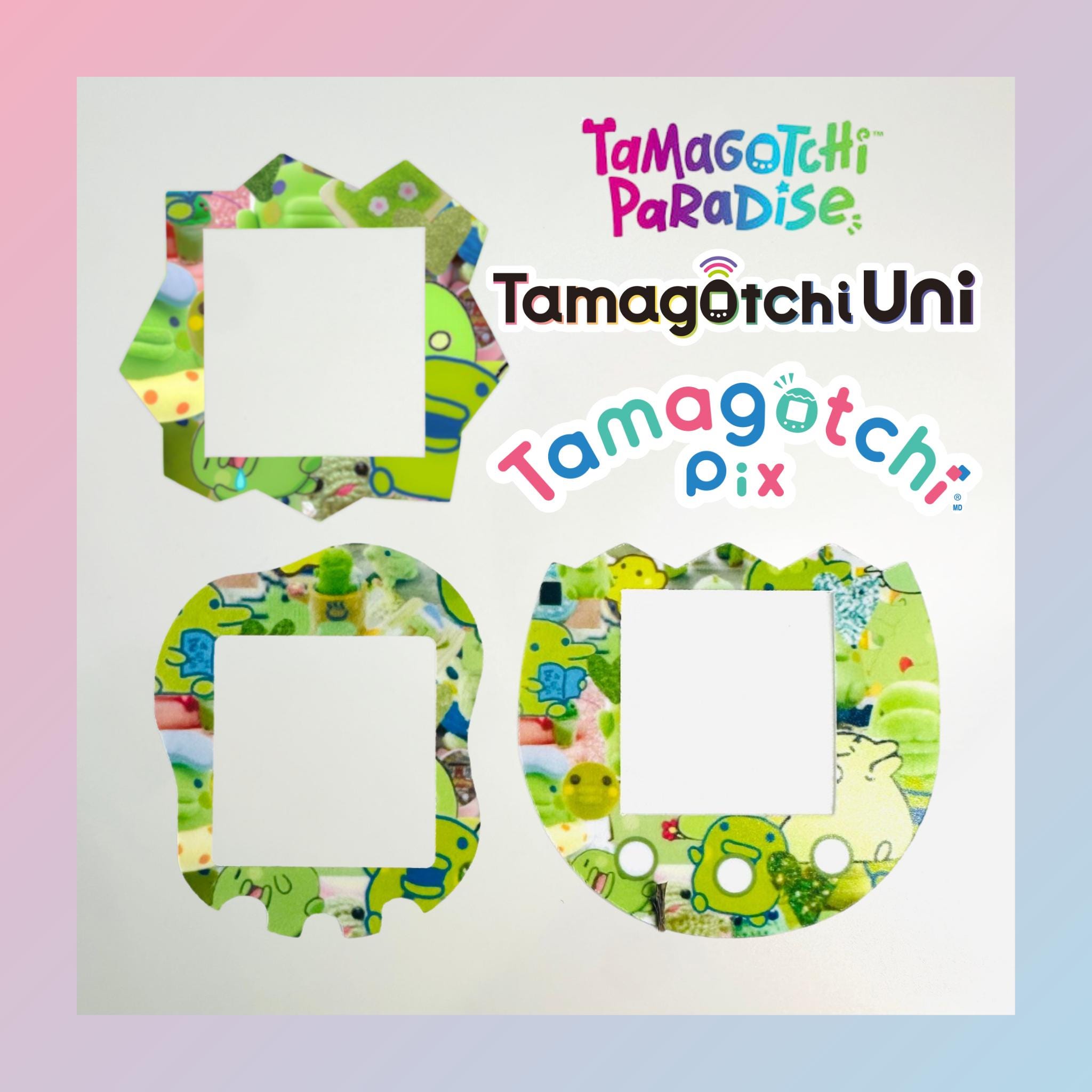 Tamagotchi Paradise, Uni, Pix Faceplate - Kuchipatchi Collage