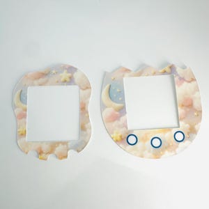 Tamagotchi Uni, Pix Faceplate - 3D Moon - Tamagotchi Uni, Pix Skins