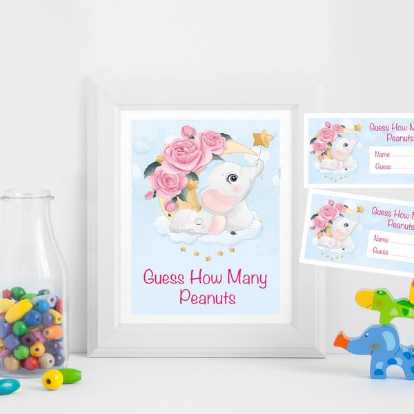 Guess How Many Peanuts Etsy