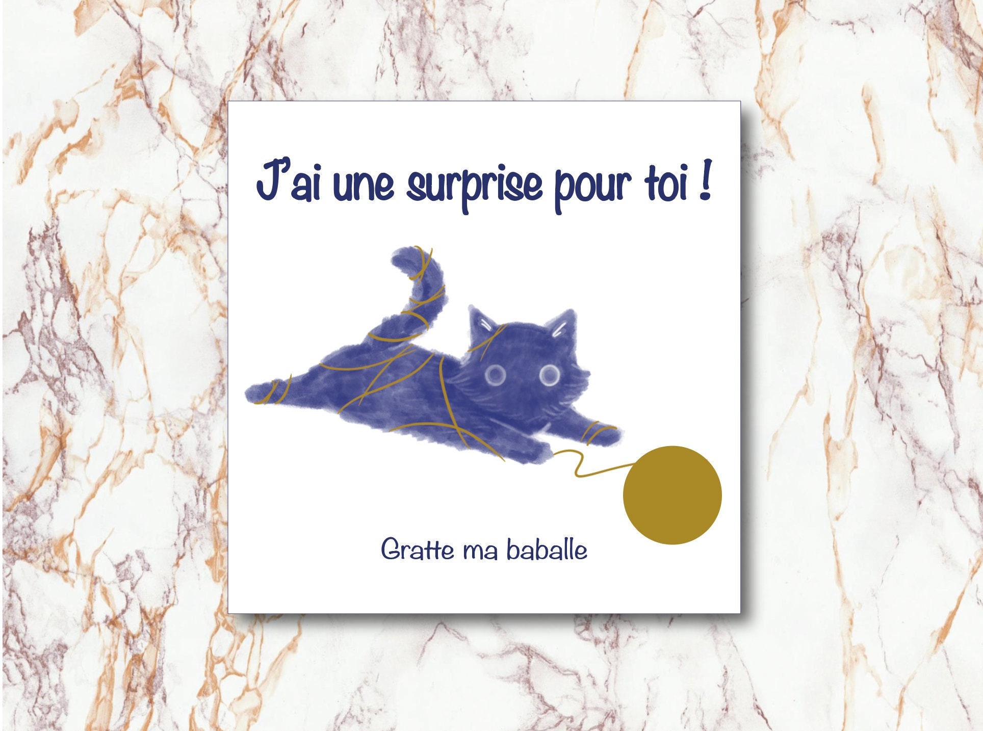 Cartes d'invitations anniversaire - chat – La picorette