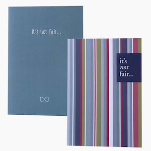 Carte de sympathie | Carte de condoléances "Ce n'est pas juste" | Deuil et perte |