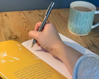 Grief Journal | Bereavement Support | With prompts, quotes and self-care strategies