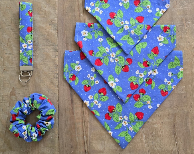 Featured listing image: Strawberry Dog Bandana