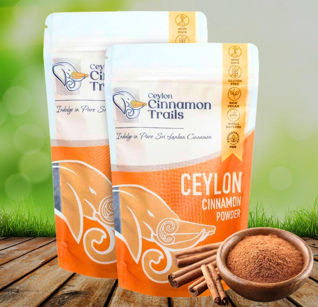 Ceylon Cinnamon Powder (true Ceylon) Premium Quality! Gluten Free, Raw ...