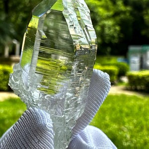 Himalaya klar fickkristall: självläkande kloritbas, Indien (21,2 g) bild 8