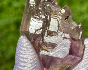 Madagascar Skeletal Amethyst Quartz | Double Terminated Healing Crystal- 51.3g