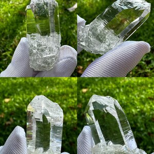 Himalaya klar fickkristall: självläkande kloritbas, Indien (21,2 g) bild 9