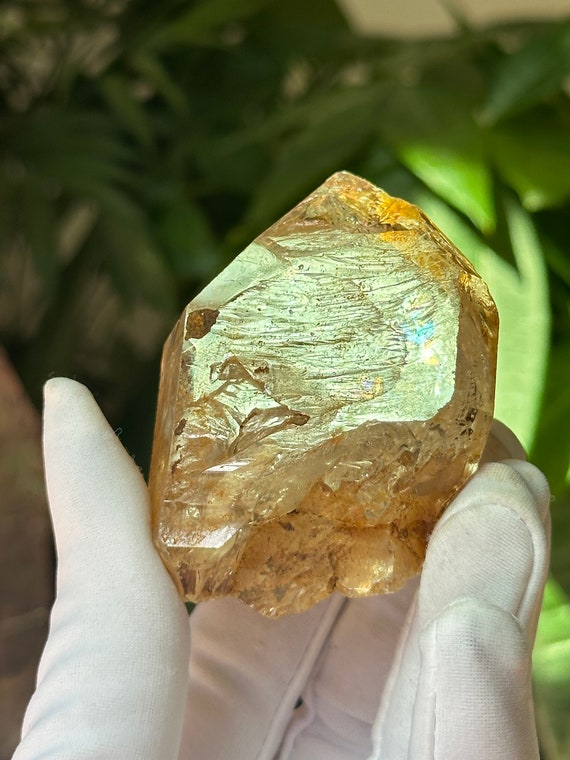 Himalayan Skeletal Quartz Crystal Fenster Quartz Rainbow Inclusions Protective Energy Crystal Pakistan Healing Crystal-99.4g