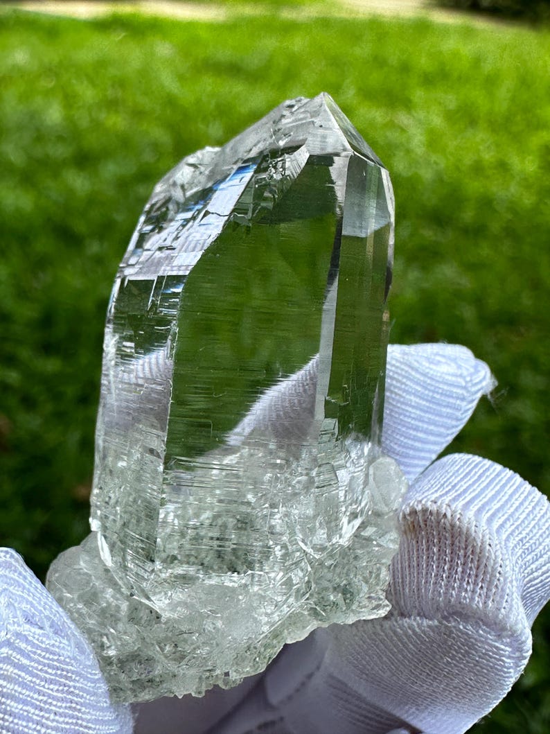 Himalaya klar fickkristall: självläkande kloritbas, Indien (21,2 g) bild 6