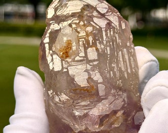 Skeletal Amethyst Quartz Rare Portal Quartz Himalayan Amethyst Closed Loop Etchings Purple Meditation Third Eye Crown Chakra Healing Crystal
