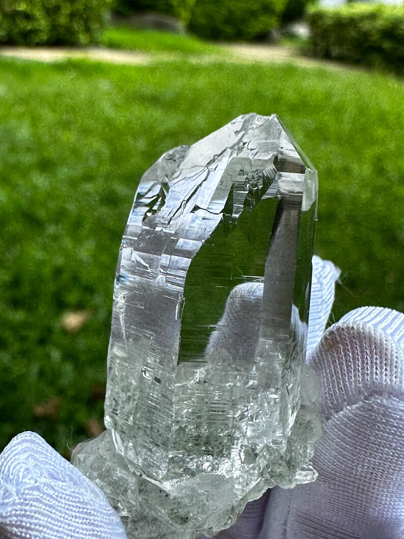 Himalaya klar fickkristall: självläkande kloritbas, Indien (21,2 g) bild 4