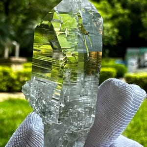 Himalaya klar fickkristall: självläkande kloritbas, Indien (21,2 g) bild 7