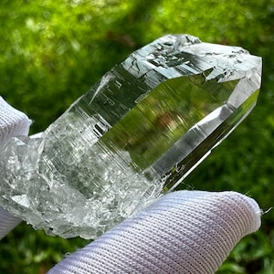 Himalaya klar fickkristall: självläkande kloritbas, Indien (21,2 g) bild 1