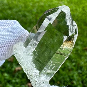 Himalaya klar fickkristall: självläkande kloritbas, Indien (21,2 g) bild 5