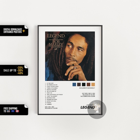 Bob Marley Legend Album Cover Poster Create Your Own - Etsy