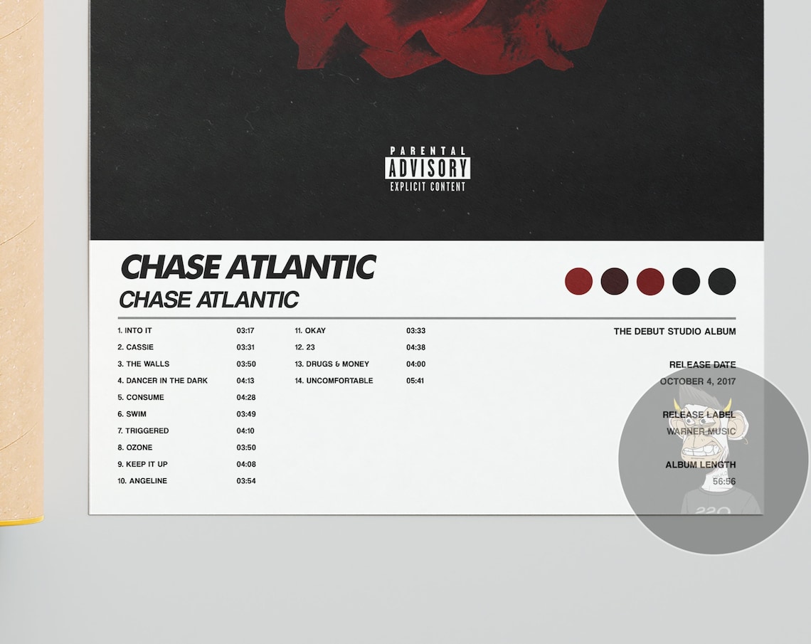 Chase Atlantic Chase Atlantic Album Cover Poster Create Etsy Australia