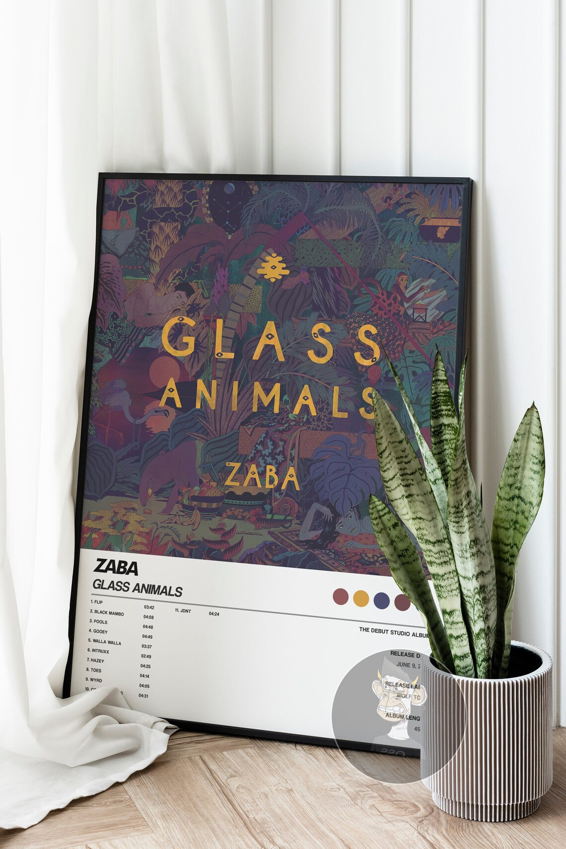 Glass Animals Zaba Album Cover Poster Etsy