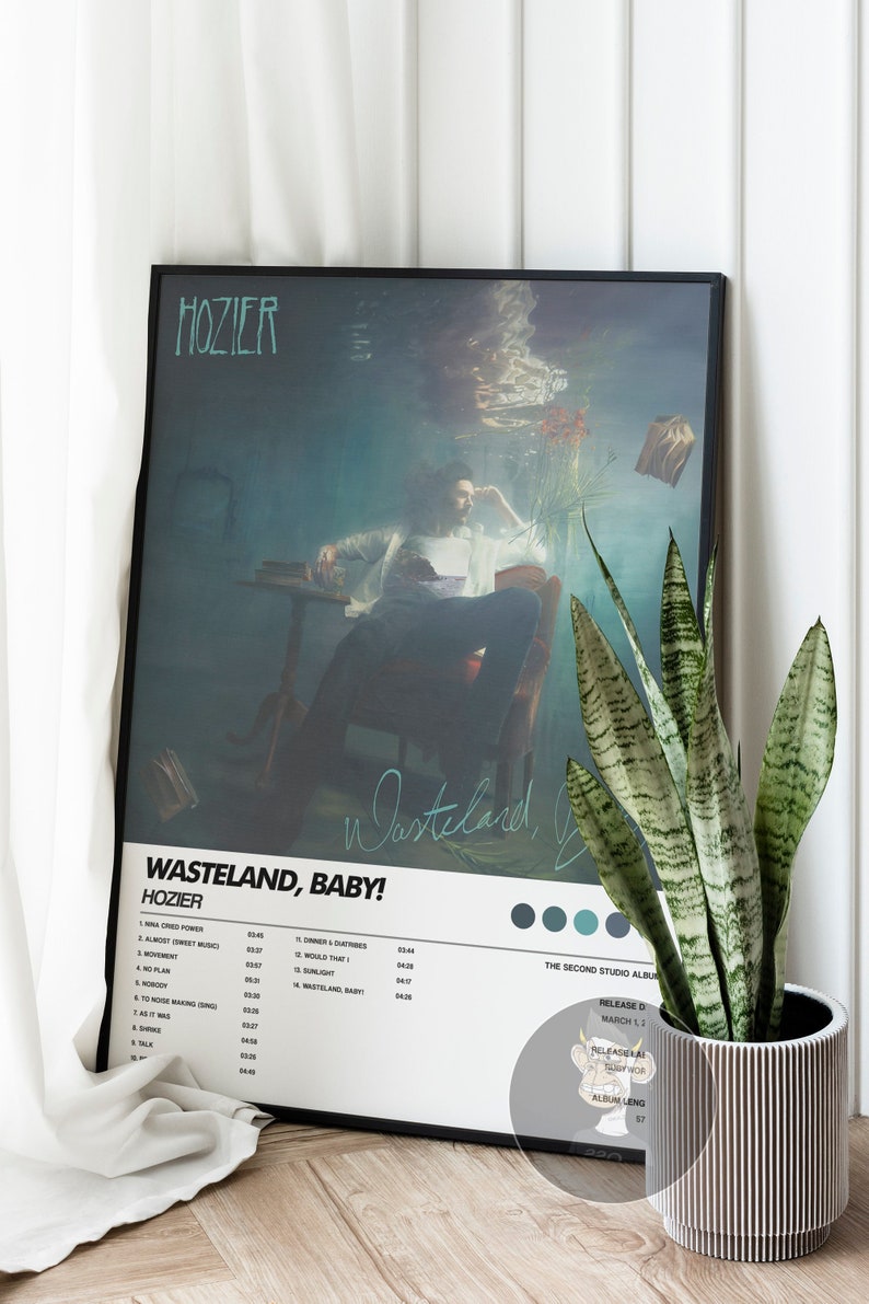 Hozier Wasteland Baby Album Cover Poster wasteland Baby Etsy Australia