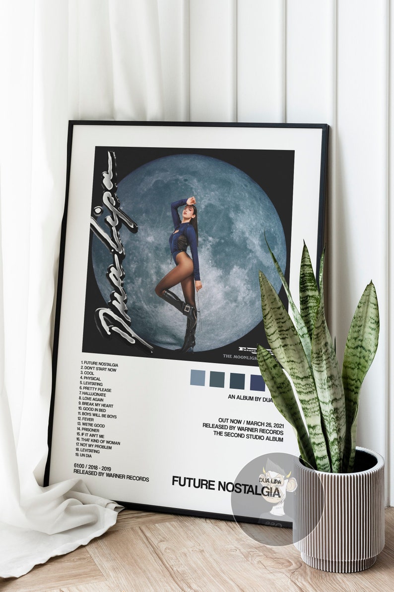 Dua Lipa Future Nostalgia Moonlight Edition Album Cover - Etsy