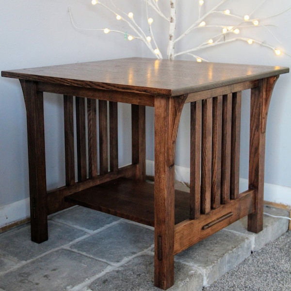Mission Style End Table Etsy