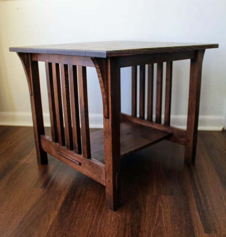 Mission Style End Table Large Etsy