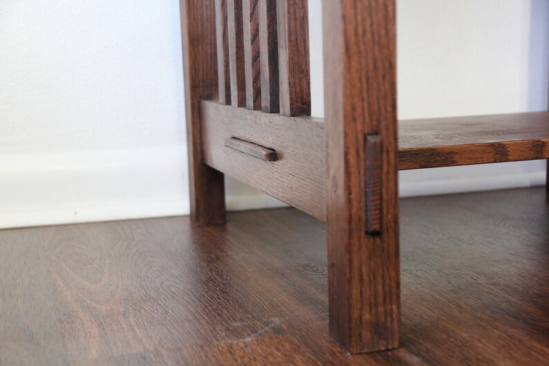 Mission Style End Table Large Etsy
