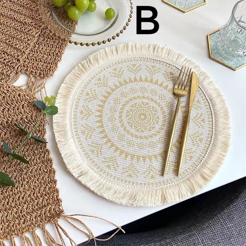 Custom Bohemian Placematround Dining Placematshousewarming Etsy Australia