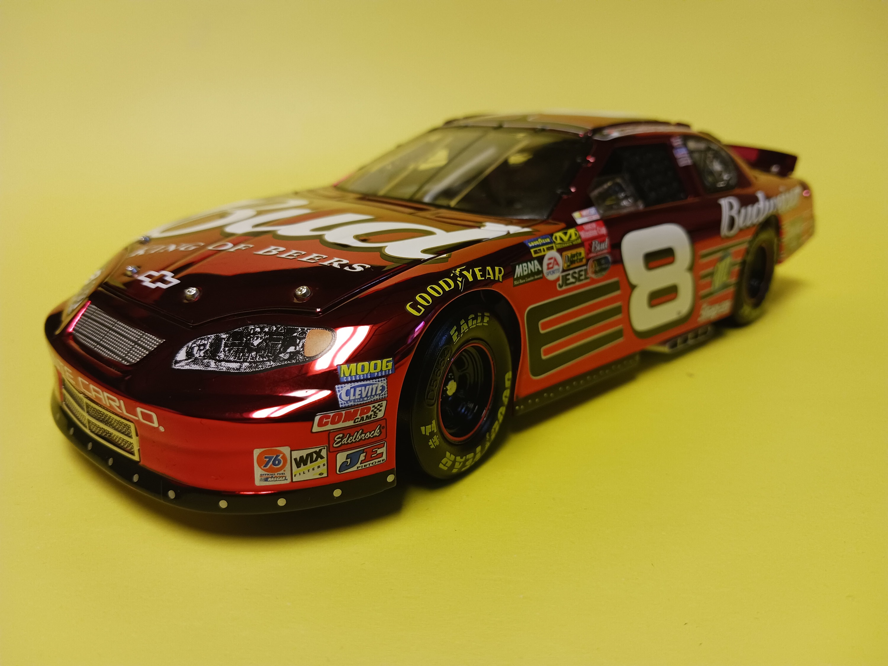Dale Earnhardt JR 2003 #8 Budweiser Monte Carlo Color Chrome Elite