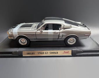 Franklin Mint 1969 Ford Mustang Boss 302 Yellow & Black 1:24 Scale