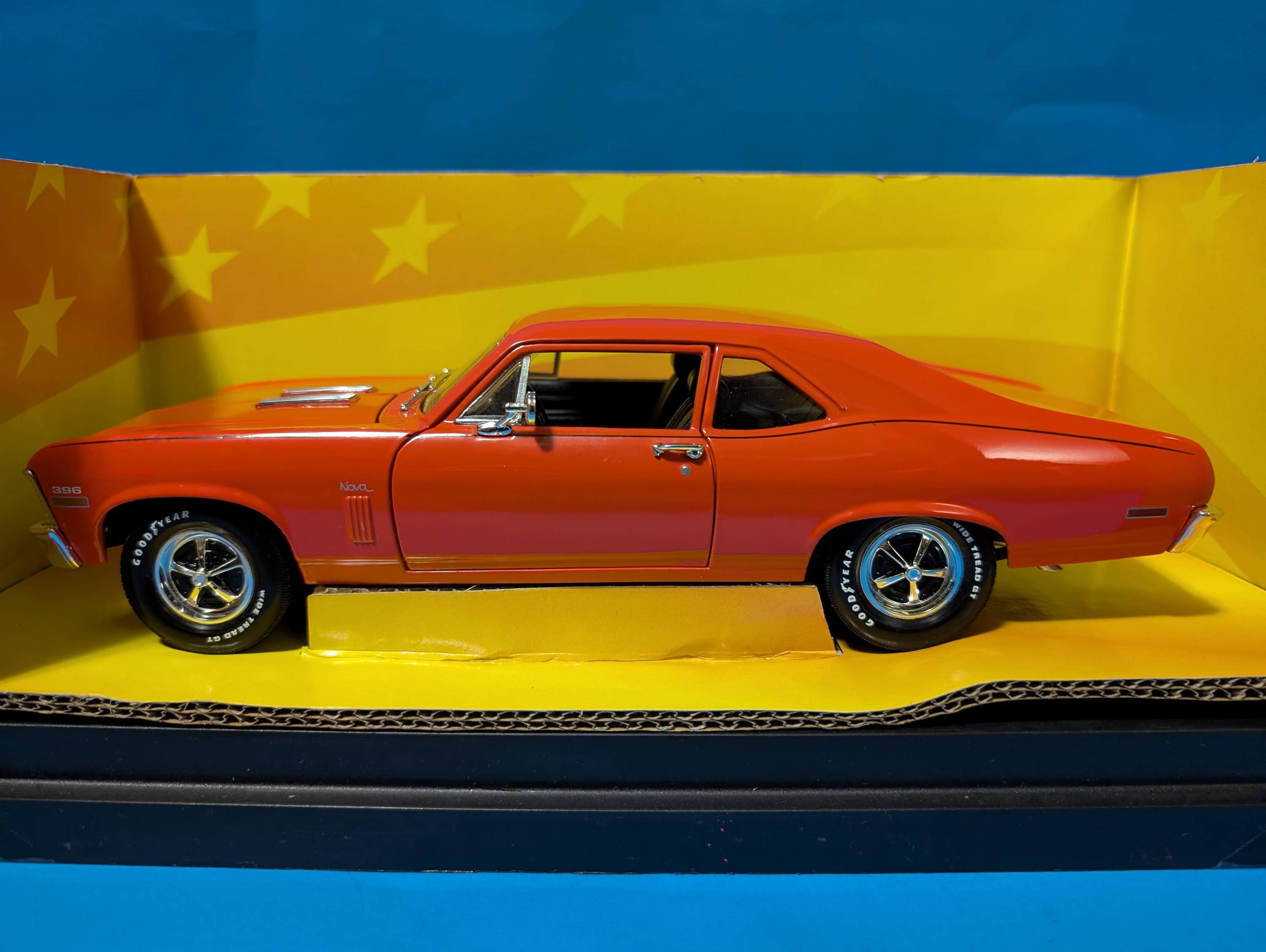 ERTL American Muscle 1/18 - Chevrolet Corvette 1962 Rouge - Occasion Sans Boîte