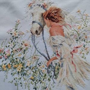 Finished cross-stitch
