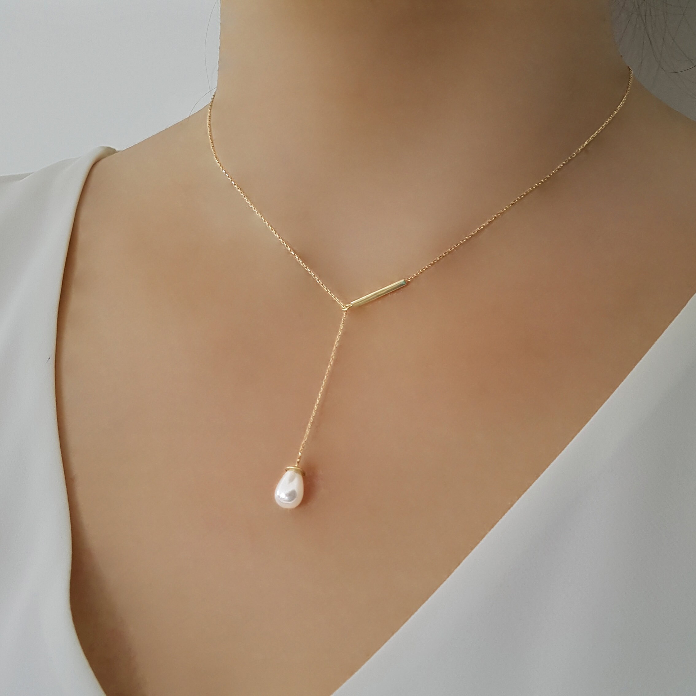 ★PEARLY MORE★ Little man Long Drop Necklace 20200506_182205-2_grande.jpg?v