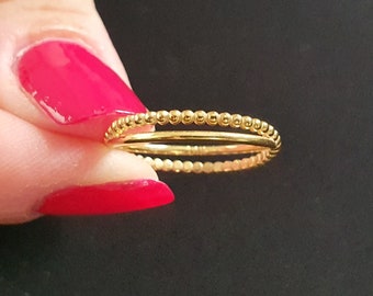 14k Solid Gold Criss Cross Ring, Tiny Crossover 18k Wedding Ring For Women, X Statement Ring For Her,Stackable 10k Ring For Anniversary Gift