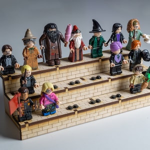 Etsy lego minifigure display top